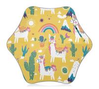 GAIREG Cartoon Llama Giallo Bambino Ombrelli Bambini Neve Ombrello Ombrello Ombrello con Gancio Maniglia