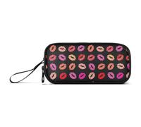 GAIREG Colorful Kiss - Astuccio per matite ben organizzato per adolescenti | Astuccio con tasche interne in rete, struttura in nylon, contiene 30-75 penne sottili da viaggio