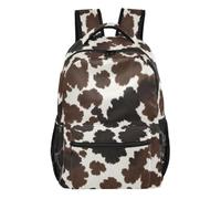 GAIREG Cow Spots Bookbag, quattro tasche interne | Libreria interna a quattro tasche per interpolazioni, costruzione leggera, piccola