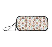 GAIREG Cute Monkey - Astuccio portapenne di facile accesso, colore: Bianco