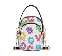 GAIREG Funny Skull Orange Compact Crossbody Purse | Borsa a tracolla trapuntata da donna con tre tasche con cerniera, ben organizzata per smartphone fino a 17,8 cm
