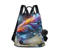 GAIREG Hot Chocolate Zaino da donna Design antifurto Viaggi Escursionismo Campeggio Zaino Pack, Lettera Ai del futuro