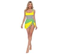 GAIREG LGBTQ Flag Rights Pride Modest Beach Plus Size Costume da bagno, Lithromantic Pride Flag Identità sessuale, 3XL