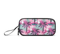 GAIREG Neon Tropicale Pen Organizer Caso ben ordinato | Astuccio per ragazzi, con lati morbidi e da afferrare, tre strati con cerniera, lavare solo a mano