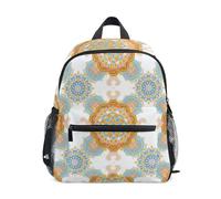 GAIREG Zaino con motivo floreale mandala, per bambini, per la scuola, con targhetta per nome, mini zaini per la scuola materna, Mandalas Floreale, 3-5 Years, Zaini Carino