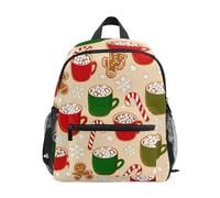 GAIREG Zaino per bambini con scritta "Biscotti di pan di zenzero", con targhetta per il nome, borsa per la scuola, Biscotti Di Pan Di Zenzero Carino, 3-5 Years, Zaini Carino