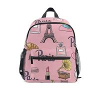 GAIREG Zaino per bambini con Torre Eiffel di Parigi, per ragazze, ragazzi, bambini, con targhetta per nome, mini zaini prescolari, Torre Eiffel di Parigi., 6-8 Years, Zaini Carino