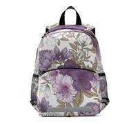 GAIREG Zaino per bambini per ragazze e ragazzi, peonie viola borsa da viaggio per libri piccoli zaini per bambini 3-6 anni, medio