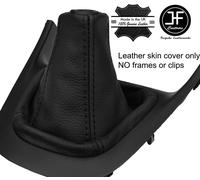 Gaiter Del Cambio Manuale In Vera Pelle Nera Per Hyundai I10 07-14