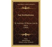Gaius Gai Institutiones (Copertina rigida)