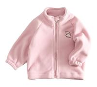 Gajaous Giacca in pile polare per bambini Toddler, giacca calda a maniche lunghe con zip intera per neonati maschi, capispalla per autunno primavera inverno