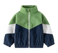 Gajaous Giacca in pile polare per bambini Toddler, giacca calda a maniche lunghe con zip intera per neonati maschi, capispalla per autunno primavera inverno