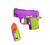 GAJUS 1 pz pistola giocattolo, pistola a schiuma, giocattolo, pistola a gravità, mini pistola giocattolo, adatta a bambini adulti, giocattolo educativo, modello pistola, 1 pz coltello forma di rapa