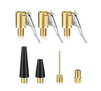GAJUS Set di adattatori multifunzione Valve - Compatibile con Bosch EasyPump, adatto per pneumatici auto, biciclette e palloni