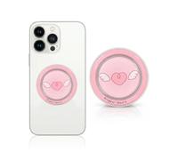 GAJUS Supporto Magnetico per Telefono Pink Cuore Ali, Impugnatura Pieghevole per Smartphone Tablet, Supporto Tablet, Grip Telefono Magnetico, Accessori Ebook Regalo Cute