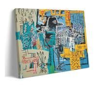 GAJUYL Jean-Michel Basquiat Poster Bird on Money 1, serie artistica di graffiti, stampa su tela, pittura decorativa, con cornice, 20 x 30 cm