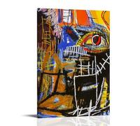 GAJUYL Jean-Michel Basquiat Poster Head Graffiti Art Series poster Street Art stampa su tela pittura decorativa; cornice; 50 x 75 cm