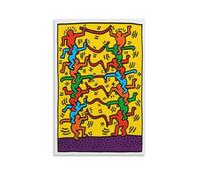 GAJUYL Keith Haring Poster Pop Art Keith Haring per Emporium Capwell 1985, stampa artistica da parete su tela, decorazione per la casa, senza cornice, 40 x 60 cm