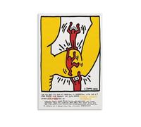 GAJUYL Poster pop art di Keith Haring, sesta edizione dell'isola di Rikers Olympics 1988, stampa artistica su tela, decorazione per la casa, senza cornice, 30 x 45 cm