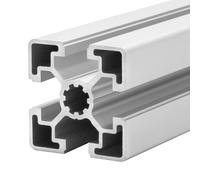 Gal Industrial Profilato in alluminio 45x45 mm | Profilo da 80 cm in alluminio da costruzione tipo R | Scanalatura 10 | Compatibile con AlClipTec per Bosch Item - taglio su misura