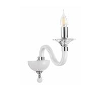 GALA APPLIQUE AD UNA SOLA LUCE CLASSICA ED ELEGANTE IN CRISTALLO E VETRO 6 COLORI DI ONDALUCE
