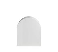 GALA E53517010 - Coperchio e Sedile ammortizzato per WC, Collezione Nexo, Finitura Bianca (RIF. E53517010), urea, 36 x 6 x 46 cm