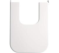 Gala Emma Square - Coperchio per bidet, con kit di fissaggio e cerniere in acciaio inox, colore bianco, dimensioni 37,5 x 4,2 x 50 cm - Modello G5165001