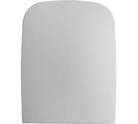 Gala Eos - Coperchio e sedile ammortizzato WC - Forma ovale - Chiusura morbida - Kit di fissaggio - Cerniere in acciaio inox - Facile pulizia - Colore bianco