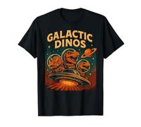Galactic Dinosaurs Flying UFO in Outer Space Scene Maglietta