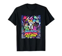 Galactic Funny Clash Space Cats Illustration Graphic Cartoon Maglietta