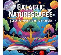 GALACTIC NATURESCAPES: Coloring Adventure for Adults: A Mindful Escape into Cosmic Beauty and Celestial Wilderness