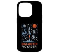Galactic Voyager Space Explorer Astronomy Uomo Custodia per iPhone 14 Pro
