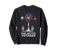 Galactic Voyager Space Explorer Astronomy Uomo Felpa