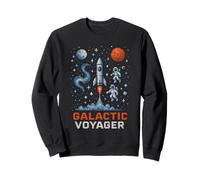 Galactic Voyager Space Explorer Astronomy Uomo Felpa