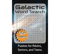 Galactic Word Search: Easy to Read Galactic Word Search about Space, Planets, and the Universe | 6x9 Inches, 110 Pages | 50+ Puzzles ... Gift for Vacation, Holidays, and Free Time