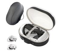 GALACTIK GEAR - Custodia rigida per Meta/Oculus Quest 3/3S - Leggero, impermeabile, resistente agli urti - Adatto per cuffie, fascia per la testa, controller e cavi di ricarica