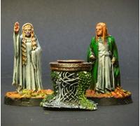 Galadriel e Celeborn - terra di mezzo COMMISSIONE dipinto