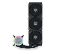 Galahad II Lite 360mm PBT Ventole - Alte prestazioni, design con cuscinetti FDB, pompa personalizzabile ARGB Blockhead e coperchio commutabile - Ventola PBT da 28 mm, supporto strisce luminose