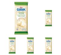 GALAK PoPri Tavoletta Cioccolato Bianco con Cereali 90g (Confezione da 5)