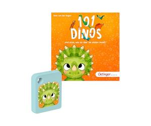 Galakto Token audio: 101 creature fantastiche - 101 dinosauri e tutto ciò che devi sapere su di loro!, gioco acustico per bambini dai 4 anni in su, tempo di gioco, circa 30 minuti