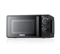 Galanz Solo Microonde 20L P70T20L-VB, forno a microonde da 700 W con 6 livelli di potenza, timer da 0 a 30 minuti, facile da pulire con piastra girevole in vetro (nero)