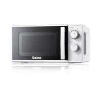 Galanz Solo Microonde 20L P70T20L-VB, forno a microonde da 700 W con 6 livelli di potenza, timer da 0 a 30 minuti, facile da pulire con piastra girevole in vetro (argento)