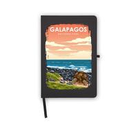 Galápagos National Park Ecuador Notebook, pagine bianche, copertina in ecopelle, agenda, diario, quaderno di lavoro