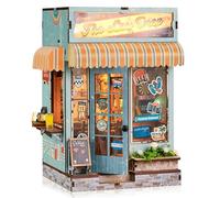 GalaSpark Puzzle 3D in legno Bar della Birra in miniatura - Casa delle bambole fai-da-te con luci LED e mobili, decorazione per la casa, regalo creativo per adulti e ragazzi (The Last Drop)