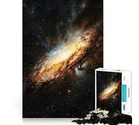 Galassia a spirale nello spazio, puzzle da 1000 pezzi per adolescenti, gioco di logica, divertimento e svago, bordo trasparente, oggetto da collezione 38x52cm