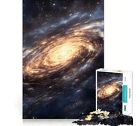 Galassia a spirale nello spazio, puzzle da 1000 pezzi per adolescenti, sfida per la mente, attività per la casa, dimensioni chiare, regalo affettuoso 38x52cm