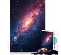 Galassia a spirale nello spazio, puzzle da 1000 pezzi per adulti, gioco di logica, ideale per momenti di condivisione, con bordi di alta qualità, regalo di pregio 38x52cm