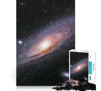 Galassia di Andromeda nello spazio profondo - Puzzle per adulti da 1000 pezzi - Gioco di memoria e concentrazione - Incastro perfetto - Compatto e divertente per tutta la famiglia (38x52cm)