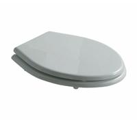 GALASSIA - ETHOS SEDILE PER WC IN TERMOINDURENTE CON CERNIERE CROMATE BIANCO 8413