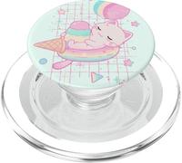 Galassia Gelato Pastello Gatto Fragola Kawaii PopSockets PopGrip per MagSafe